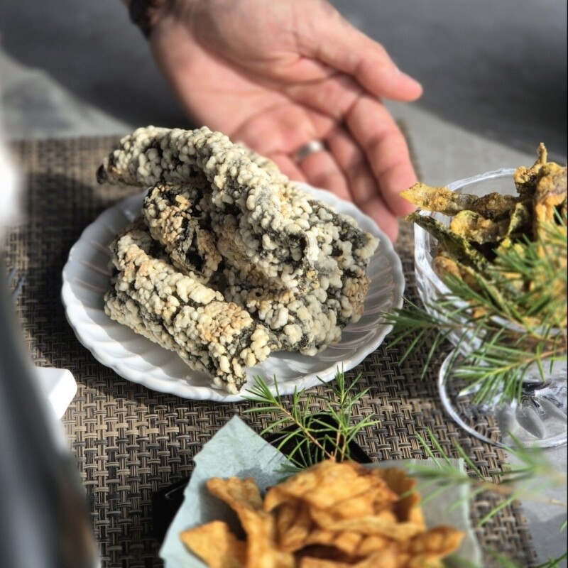 아리랑식품,[라이브특가] 전통 수제 찹쌀 부각 3종 세트 (고추부각, 김부각, 어포튀각)